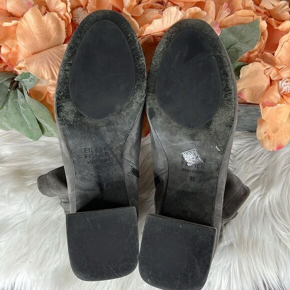 Eileen Fisher Hollis Suede Bootie Size 11 - Picture 9 of 10
